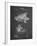 PP918-Chalkboard Last Sholes Typewriter Patent Poster-Cole Borders-Framed Giclee Print