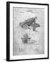PP918-Slate Last Sholes Typewriter Patent Poster-Cole Borders-Framed Giclee Print