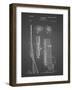 PP93-Black Grid Browning Bolt Action Gun Patent Poster-Cole Borders-Framed Giclee Print