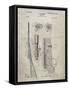 PP93-Sandstone Browning Bolt Action Gun Patent Poster-Cole Borders-Framed Stretched Canvas