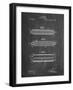 PP94-Chalkboard Hohner Harmonica Patent Poster-Cole Borders-Framed Giclee Print