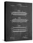 PP94-Chalkboard Hohner Harmonica Patent Poster-Cole Borders-Stretched Canvas