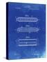 PP94-Faded Blueprint Hohner Harmonica Patent Poster-Cole Borders-Stretched Canvas