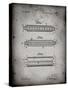 PP94-Faded Grey Hohner Harmonica Patent Poster-Cole Borders-Stretched Canvas