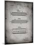 PP94-Faded Grey Hohner Harmonica Patent Poster-Cole Borders-Mounted Giclee Print