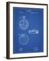 PP940-Blueprint Lemania Swiss Stopwatch Patent Poster-Cole Borders-Framed Giclee Print