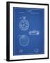 PP940-Blueprint Lemania Swiss Stopwatch Patent Poster-Cole Borders-Framed Giclee Print