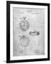 PP940-Slate Lemania Swiss Stopwatch Patent Poster-Cole Borders-Framed Giclee Print