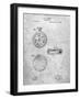 PP940-Slate Lemania Swiss Stopwatch Patent Poster-Cole Borders-Framed Giclee Print