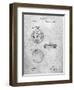 PP940-Slate Lemania Swiss Stopwatch Patent Poster-Cole Borders-Framed Giclee Print