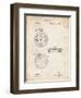 PP940-Vintage Parchment Lemania Swiss Stopwatch Patent Poster-Cole Borders-Framed Giclee Print