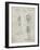 PP941-Antique Grid Parchment Lighthouse Patent Poster-Cole Borders-Framed Giclee Print