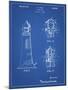 PP941-Blueprint Lighthouse Patent Poster-Cole Borders-Mounted Giclee Print