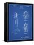 PP941-Blueprint Lighthouse Patent Poster-Cole Borders-Framed Stretched Canvas