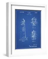 PP941-Blueprint Lighthouse Patent Poster-Cole Borders-Framed Giclee Print