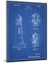PP941-Blueprint Lighthouse Patent Poster-Cole Borders-Mounted Giclee Print