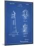 PP941-Blueprint Lighthouse Patent Poster-Cole Borders-Mounted Giclee Print