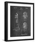 PP941-Chalkboard Lighthouse Patent Poster-Cole Borders-Framed Giclee Print