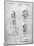 PP941-Slate Lighthouse Patent Poster-Cole Borders-Mounted Giclee Print