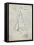 PP942-Antique Grid Parchment Ljungstrom Sailboat Rigging Patent Poster-Cole Borders-Framed Stretched Canvas