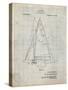 PP942-Antique Grid Parchment Ljungstrom Sailboat Rigging Patent Poster-Cole Borders-Stretched Canvas