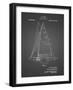 PP942-Black Grid Ljungstrom Sailboat Rigging Patent Poster-Cole Borders-Framed Giclee Print