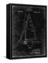 PP942-Black Grunge Ljungstrom Sailboat Rigging Patent Poster-Cole Borders-Framed Stretched Canvas