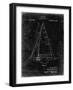 PP942-Black Grunge Ljungstrom Sailboat Rigging Patent Poster-Cole Borders-Framed Giclee Print