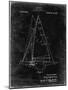 PP942-Black Grunge Ljungstrom Sailboat Rigging Patent Poster-Cole Borders-Mounted Giclee Print