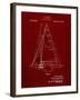 PP942-Burgundy Ljungstrom Sailboat Rigging Patent Poster-Cole Borders-Framed Giclee Print