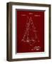 PP942-Burgundy Ljungstrom Sailboat Rigging Patent Poster-Cole Borders-Framed Giclee Print