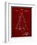 PP942-Burgundy Ljungstrom Sailboat Rigging Patent Poster-Cole Borders-Framed Giclee Print