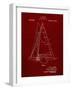 PP942-Burgundy Ljungstrom Sailboat Rigging Patent Poster-Cole Borders-Framed Giclee Print