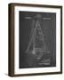PP942-Chalkboard Ljungstrom Sailboat Rigging Patent Poster-Cole Borders-Framed Giclee Print