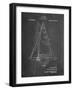 PP942-Chalkboard Ljungstrom Sailboat Rigging Patent Poster-Cole Borders-Framed Giclee Print