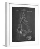 PP942-Chalkboard Ljungstrom Sailboat Rigging Patent Poster-Cole Borders-Framed Giclee Print