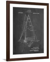 PP942-Chalkboard Ljungstrom Sailboat Rigging Patent Poster-Cole Borders-Framed Giclee Print