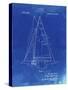 PP942-Faded Blueprint Ljungstrom Sailboat Rigging Patent Poster-Cole Borders-Stretched Canvas