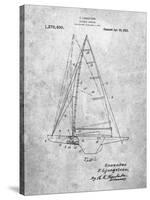 PP942-Slate Ljungstrom Sailboat Rigging Patent Poster-Cole Borders-Stretched Canvas