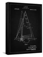 PP942-Vintage Black Ljungstrom Sailboat Rigging Patent Poster-Cole Borders-Framed Stretched Canvas