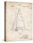 PP942-Vintage Parchment Ljungstrom Sailboat Rigging Patent Poster-Cole Borders-Stretched Canvas