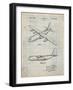 PP943-Antique Grid Parchment Lockheed C-130 Hercules Airplane Patent Poster-Cole Borders-Framed Giclee Print