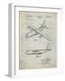 PP943-Antique Grid Parchment Lockheed C-130 Hercules Airplane Patent Poster-Cole Borders-Framed Giclee Print