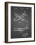 PP943-Black Grid Lockheed C-130 Hercules Airplane Patent Poster-Cole Borders-Framed Giclee Print