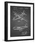 PP943-Black Grid Lockheed C-130 Hercules Airplane Patent Poster-Cole Borders-Framed Giclee Print