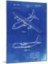 PP943-Faded Blueprint Lockheed C-130 Hercules Airplane Patent Poster-Cole Borders-Mounted Giclee Print
