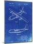 PP943-Faded Blueprint Lockheed C-130 Hercules Airplane Patent Poster-Cole Borders-Mounted Giclee Print