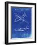 PP943-Faded Blueprint Lockheed C-130 Hercules Airplane Patent Poster-Cole Borders-Framed Giclee Print