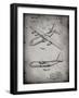 PP943-Faded Grey Lockheed C-130 Hercules Airplane Patent Poster-Cole Borders-Framed Giclee Print