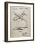 PP943-Sandstone Lockheed C-130 Hercules Airplane Patent Poster-Cole Borders-Framed Giclee Print